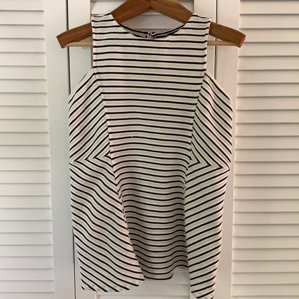 A pea in the pod peplum top size medium.